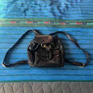 Unbranded faux leather mini backpack